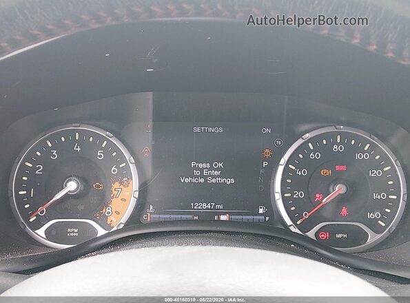 ZACCJBCT6GPD19483 2016 JEEP RENEGADE White Widok tylnych siedzeń