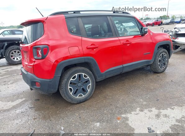 ZACCJBCT6GPD57425 2016 JEEP RENEGADE Красный Задняя правая четверть