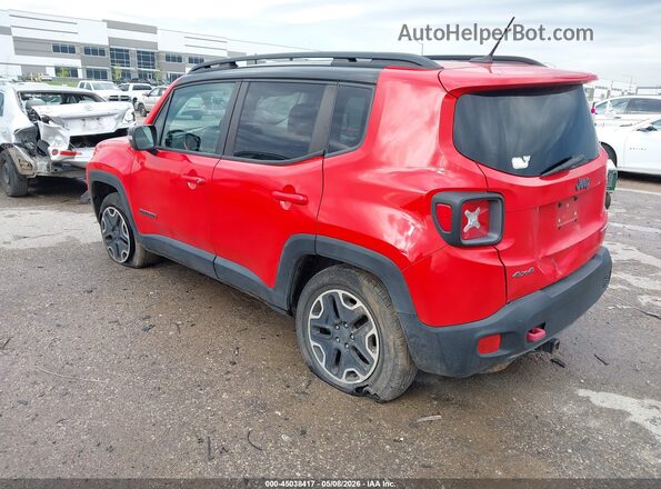 ZACCJBCT6GPD57425 2016 JEEP RENEGADE Красный Задняя левая четверть