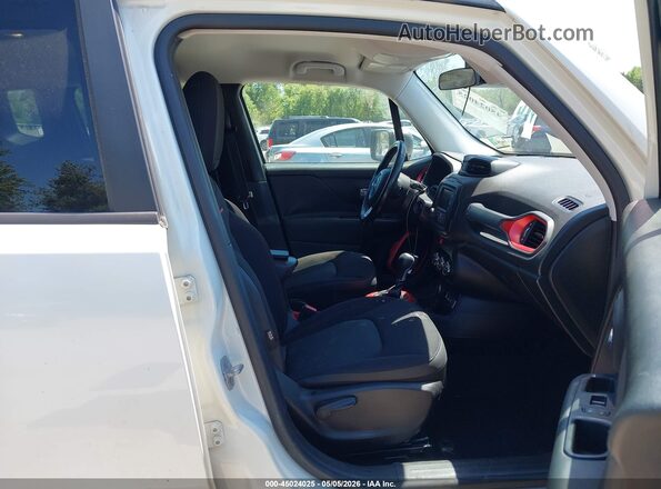ZACCJBCT6GPD57585 2016 JEEP RENEGADE White წინა სალონის ხედი