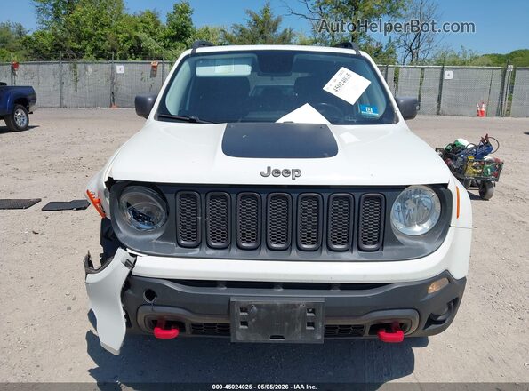 ZACCJBCT6GPD57585 2016 JEEP RENEGADE White წინა პანელის ხედი