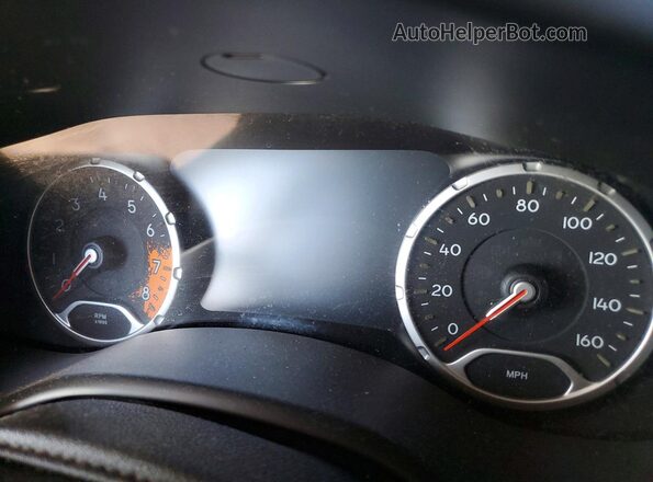 ZACCJBCT8GPC59299 2016 JEEP RENEGADE Gray Instrument cluster view