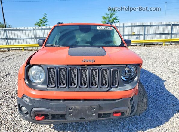 ZACCJBCT8GPD15578 2016 JEEP RENEGADE Orange Widok z przodu