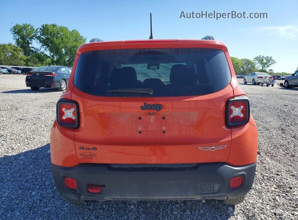 ZACCJBCT8GPD15578 2016 JEEP RENEGADE Orange Widok z tyłu