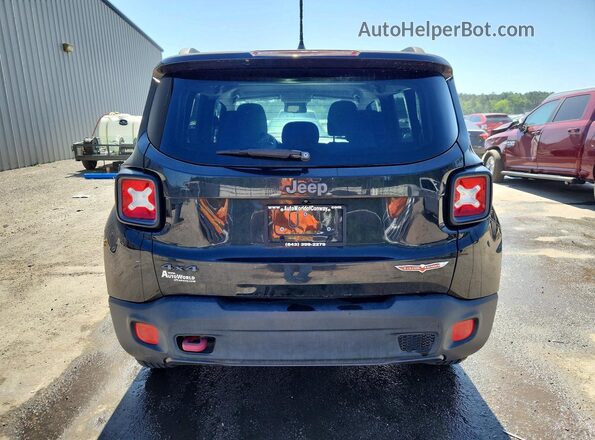 ZACCJBCTXGPD70789 2016 JEEP RENEGADE Black Вид ззаду