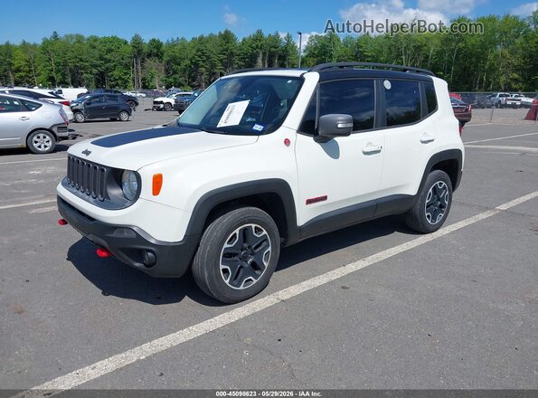 ZACCJBCTXGPD87673 2016 JEEP RENEGADE White წინა მარცხენა ხედი სამი მეოთხედიდან