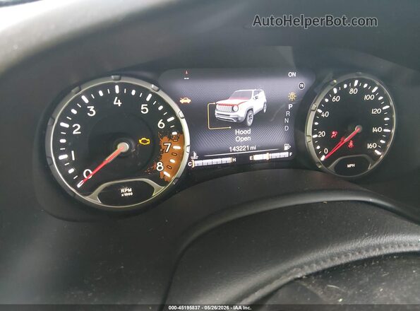 ZACCJBDB5HPE50895 2017 JEEP RENEGADE Silver Вид задніх сидінь