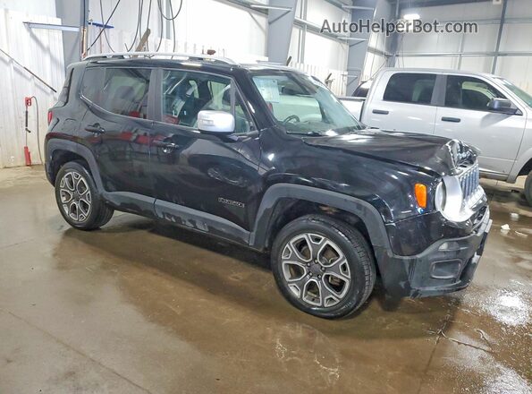 ZACCJBDB7HPF77535 2017 JEEP RENEGADE Черный Передняя правая четверть