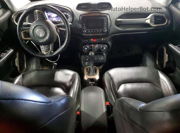 ZACCJBDB7HPF77535 2017 JEEP RENEGADE Черный Вид панели приборов