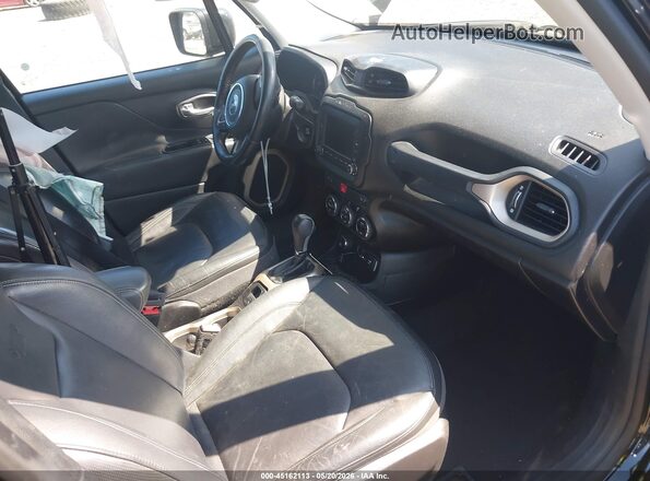 ZACCJBDT8GPD02098 2016 JEEP RENEGADE Черный Вид салона спереди