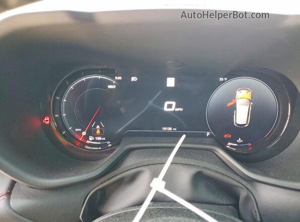 ZACNDFAN3P3A02408 2023 DODGE OTHER Charcoal Instrument cluster view
