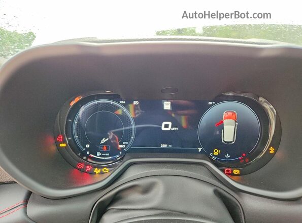 ZACNDFAN4R3A42869 2024 DODGE OTHER White Instrument cluster view