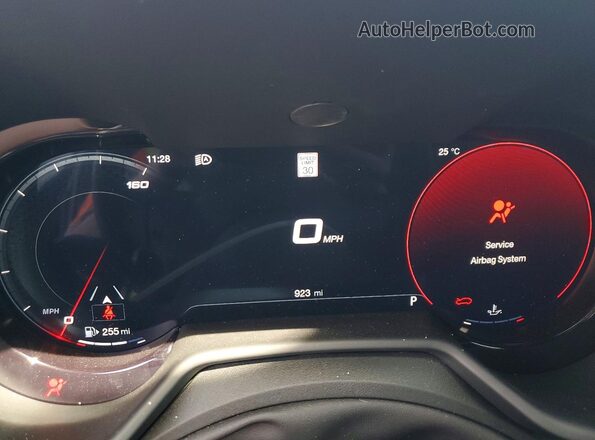 ZACNDFAN4S3A44630 2025 DODGE OTHER Black Instrument cluster view