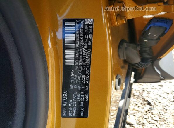 ZACNDFBN9P3A06686 2023 DODGE OTHER Gold Vista de la etiqueta del VIN