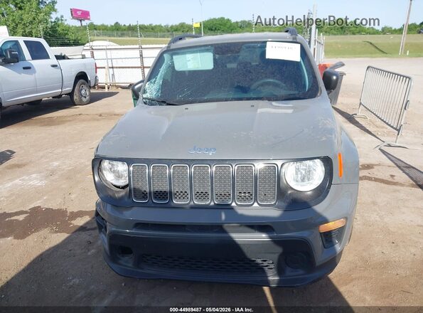 ZACNJAA17LPL49376 2020 JEEP RENEGADE Gray Instrument cluster view