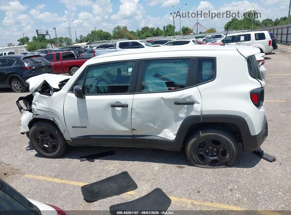 ZACNJAAB4KPK14637 2019 JEEP RENEGADE White Vista interior de 360 grados