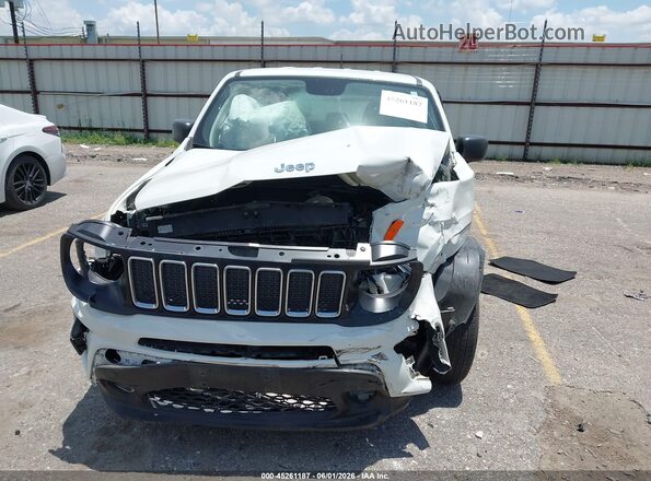 ZACNJAAB4KPK14637 2019 JEEP RENEGADE White Vista del cuadro de instrumentos