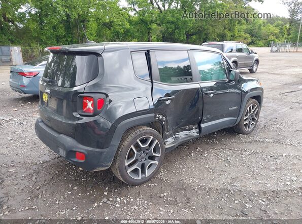 ZACNJAAB4LPL88404 2020 JEEP RENEGADE Black უკანა მარჯვენა