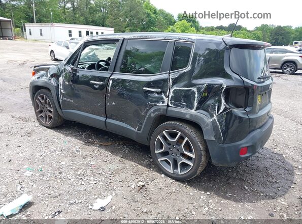 ZACNJAAB4LPL88404 2020 JEEP RENEGADE Black უკანა მარცხენა