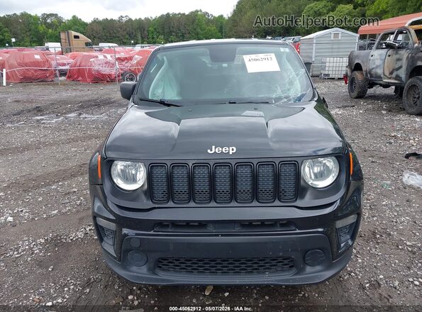 ZACNJAAB4LPL88404 2020 JEEP RENEGADE Black უკანა სალონის ხედი