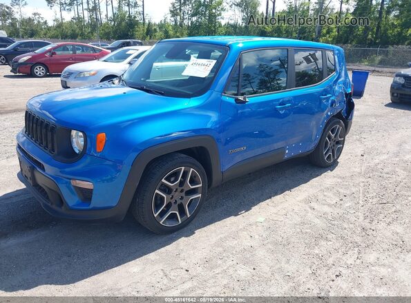 ZACNJAAB5LPL81011 2020 JEEP RENEGADE Blue Przód lewy