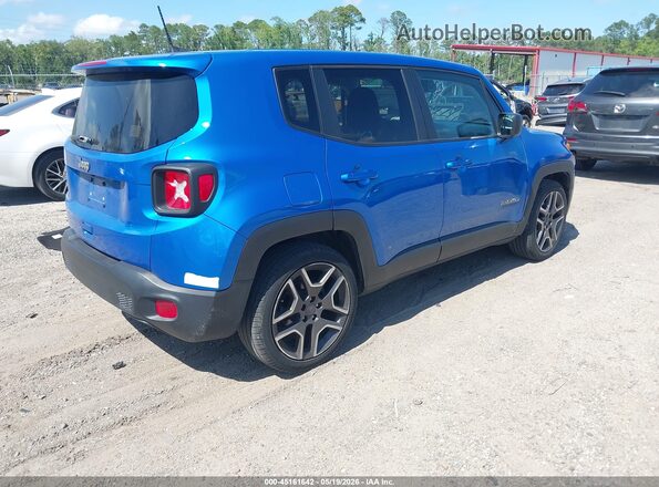 ZACNJAAB5LPL81011 2020 JEEP RENEGADE Blue Tył prawy