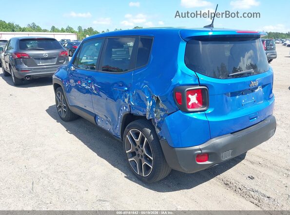 ZACNJAAB5LPL81011 2020 JEEP RENEGADE Blue Tył lewy
