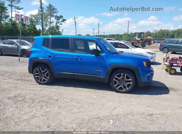 ZACNJAAB5LPL81011 2020 JEEP RENEGADE Blue Widok wnętrza z tyłu