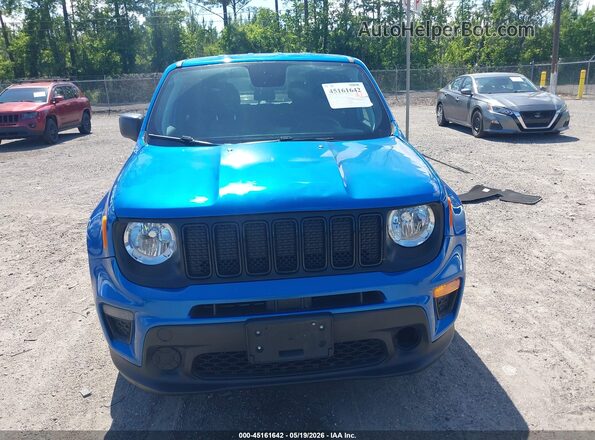 ZACNJAAB5LPL81011 2020 JEEP RENEGADE Blue Widok zestawu wskaźników