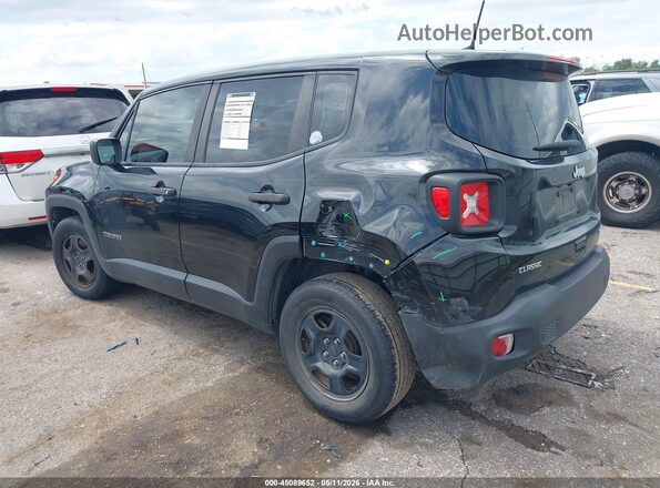 ZACNJAAB8LPK93117 2020 JEEP RENEGADE Black Tył lewy