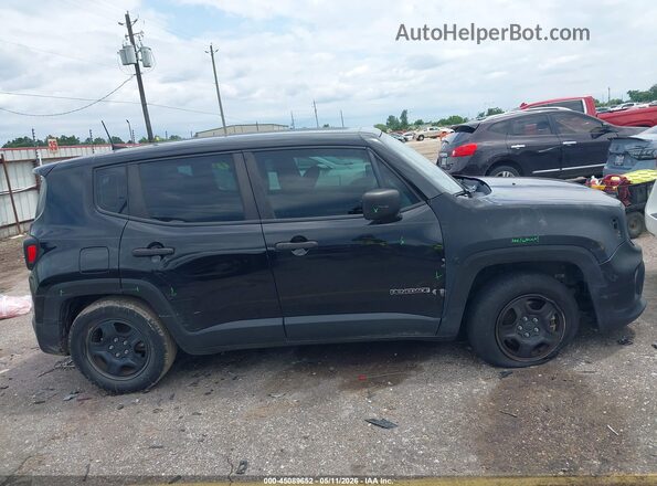 ZACNJAAB8LPK93117 2020 JEEP RENEGADE Black Widok wnętrza z tyłu