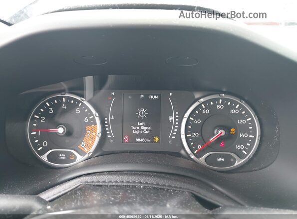 ZACNJAAB8LPK93117 2020 JEEP RENEGADE Black Widok tylnych siedzeń