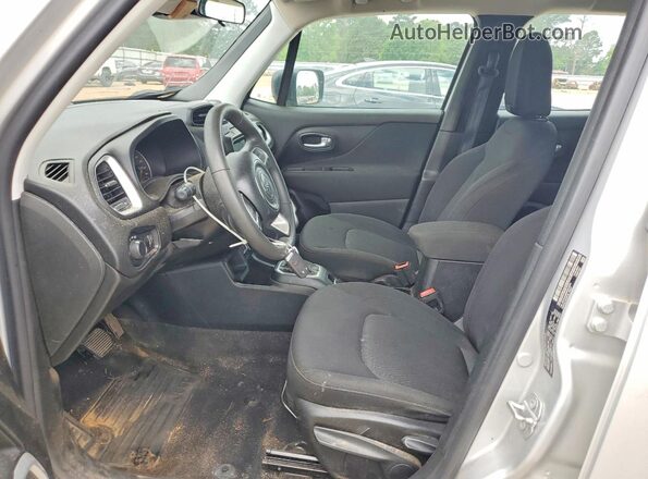 ZACNJAAB9KPK15475 2019 JEEP RENEGADE Silver წინა სალონის ხედი