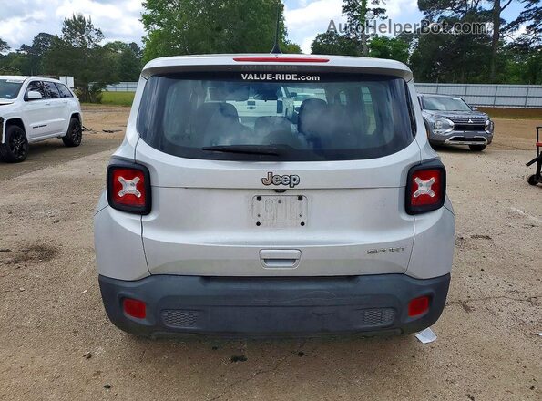 ZACNJAAB9KPK15475 2019 JEEP RENEGADE Silver უკანა ხედი