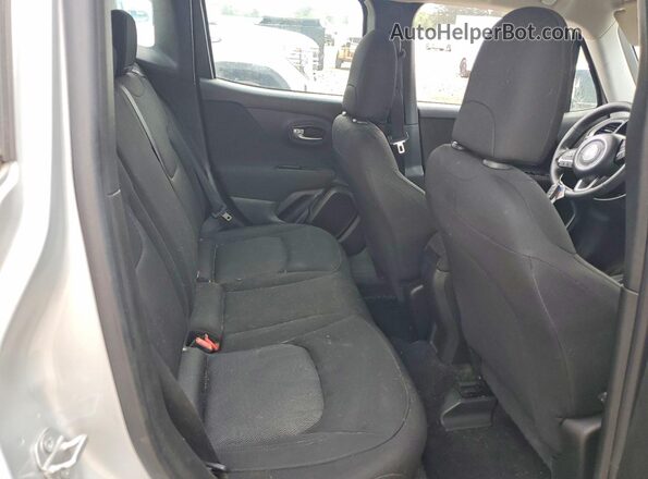 ZACNJAAB9KPK15475 2019 JEEP RENEGADE Silver უკანა სავარძლების ხედი