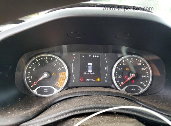 ZACNJAAB9KPK15475 2019 JEEP RENEGADE Silver ხელსაწყოთა პანელის ხედი