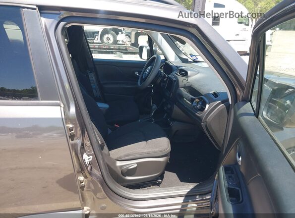 ZACNJABB0KPK00412 2019 JEEP RENEGADE Gray წინა სალონის ხედი