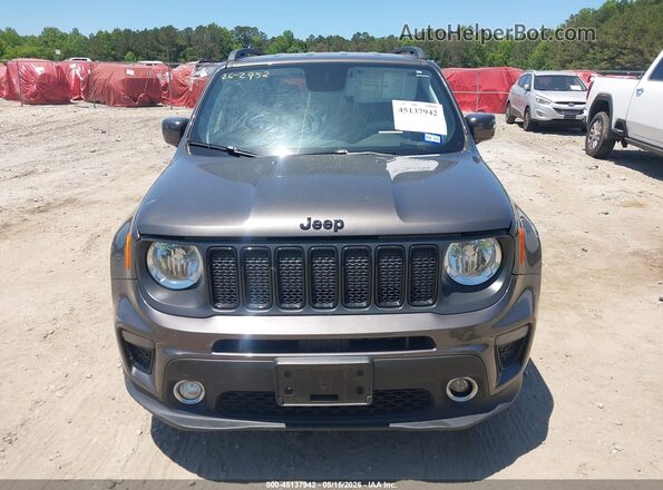 ZACNJABB0KPK00412 2019 JEEP RENEGADE Gray წინა პანელის ხედი