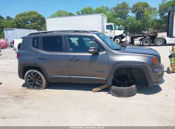 ZACNJABB0KPK00412 2019 JEEP RENEGADE Gray ხელსაწყოთა პანელის ხედი