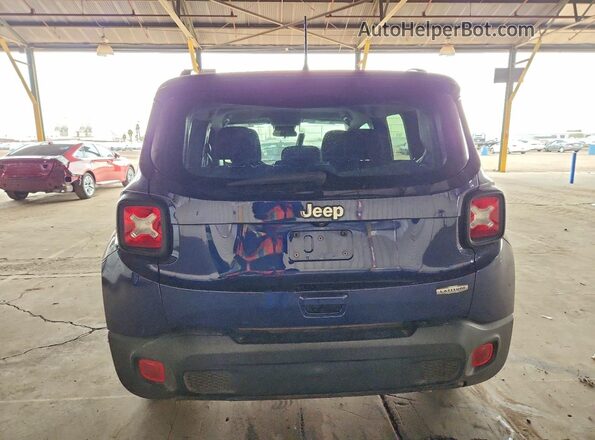 ZACNJABB0KPK19882 2019 JEEP RENEGADE Blue Հետևի տեսք