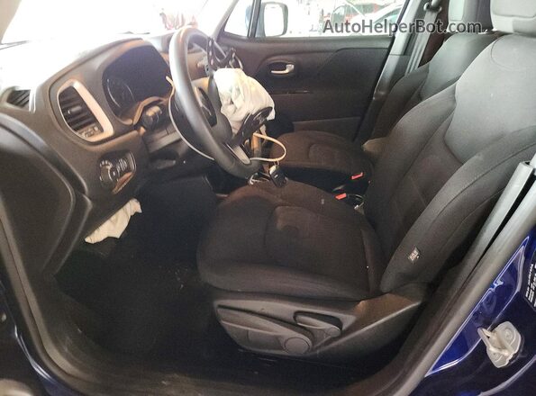 ZACNJABB0KPK19882 2019 JEEP RENEGADE Blue Սալոնի դիմացի տեսք