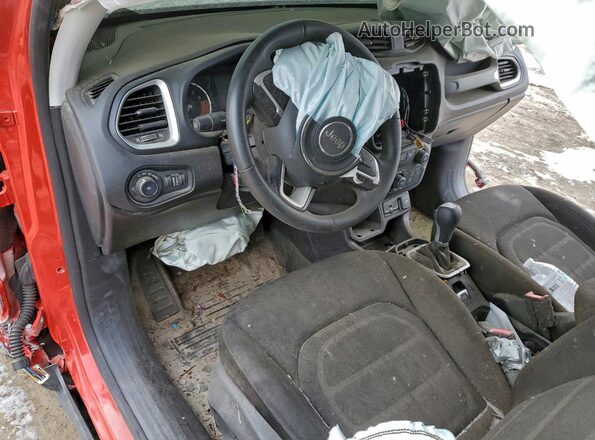 ZACNJABB3KPK04454 2019 JEEP RENEGADE Red Вид панелі приладів