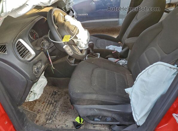 ZACNJABB3KPK04454 2019 JEEP RENEGADE Red Вид салону спереду
