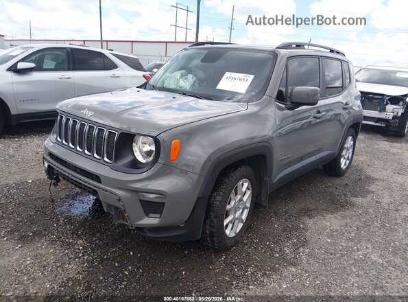 ZACNJABB3LPL10274 2020 JEEP RENEGADE Gray Передня ліва чверть