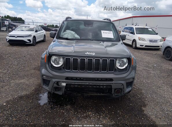 ZACNJABB3LPL10274 2020 JEEP RENEGADE Gray Вид щитка приладів