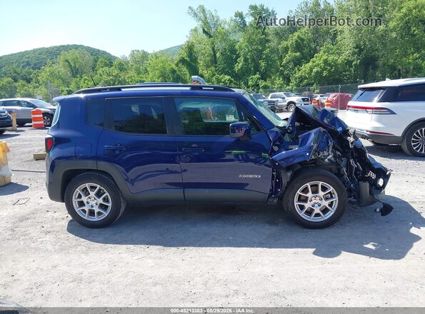 ZACNJABB3LPL56882 2020 JEEP RENEGADE Blue Սալոնի հետևի տեսք