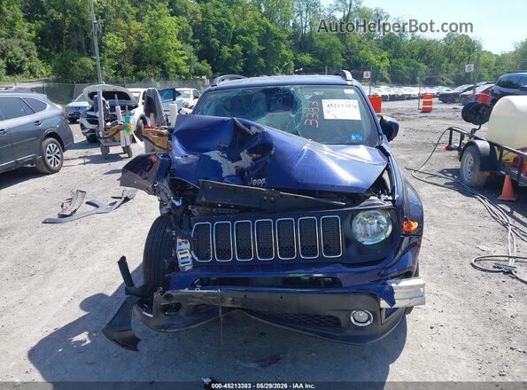 ZACNJABB3LPL56882 2020 JEEP RENEGADE Blue Սարքավորումների վահանակի տեսք