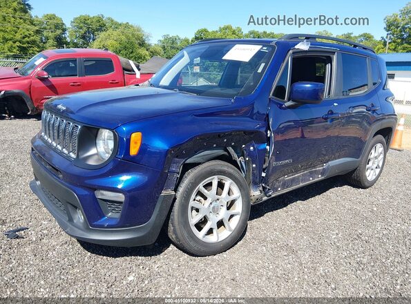 ZACNJABB5KPK41909 2019 JEEP RENEGADE Blue Front view