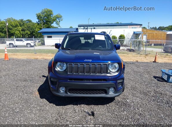 ZACNJABB5KPK41909 2019 JEEP RENEGADE Blue Instrument cluster view