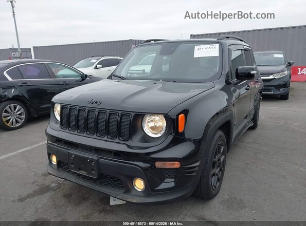 ZACNJABB5LPL61257 2020 JEEP RENEGADE Черный Передняя левая четверть